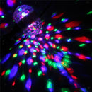 1pc E27 6W Double-Headed LED Ball Stage RGB Light Bulb Rotating Lamp Party Disco