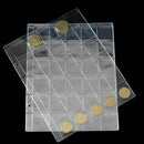 30 Classic Coin Collection Storage Album Page Folder Clear Pockets Holder 1Pc