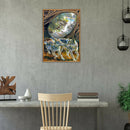 5D DIY Full Drill Diamond Painting Wolf Human Face Cross Stitch Embroidery