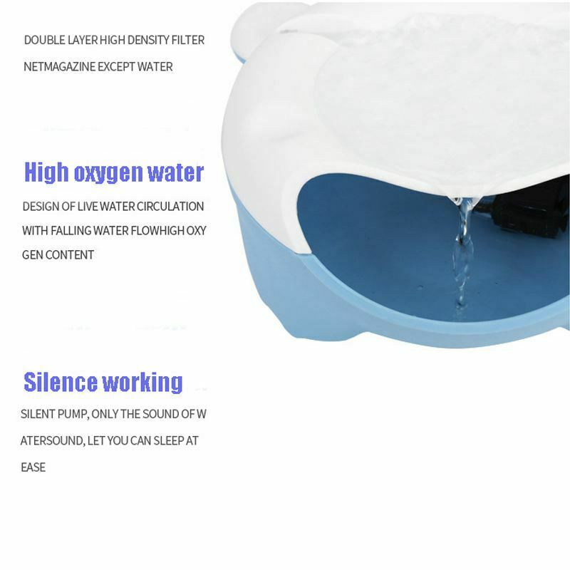Automatic Pet Cat dog water Fountain Mute Pet Water Dispenser Automatic Dri