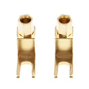 2 Pieces End To Banana End To Shovel Adapter Speaker Cable