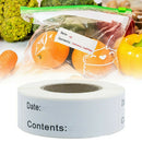 2 Rolls Dissolvable Food Labels Stickers Scrapbooking 125 Label Per Roll