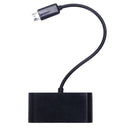 Black 3 in 1 USB Connection Kit HUB SD MMC TF Card Reader Adapter For OTG M