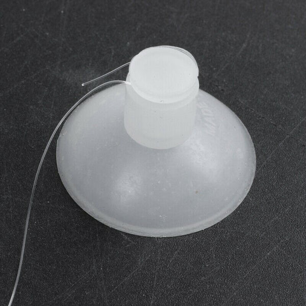 Silicone Aquarium Suction Cup Emulational Artificial Fish Ornament Red O2W7