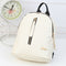 Women PU Leather Pattern Backpack Luxury School Bag Travel Backpack(Beige)