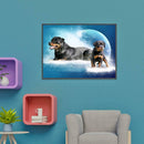5D DIY Full Drill Diamond Painting Dog Cross Stitch Embroidery Mosaic Kit