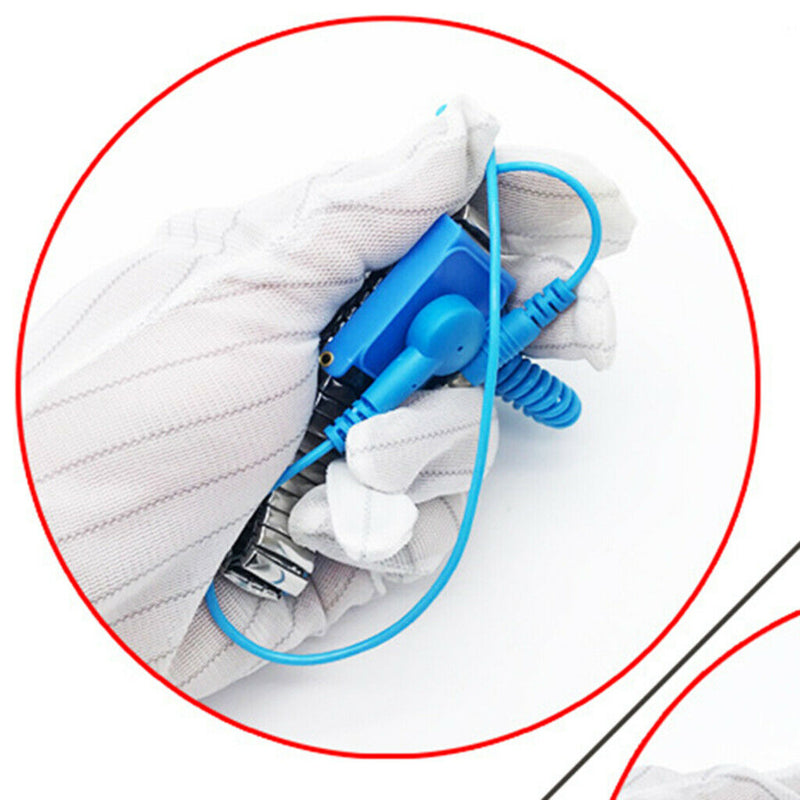 Anti-electric Wrist Strap / Wrist Strap With Ground Wire, Blue