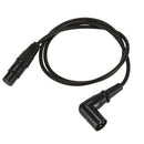 Right Angle Male to Female XLR Cable, Microphone Cord, DMX Signal Wire Cord