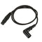 Right Angle Male to Female XLR Cable, Microphone Cord, DMX Signal Wire Cord