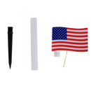 4pcs Solar LED Flag Lamp Spike Lawn Light Waterproof Outdoor Garden Decor