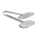 Stainless Steel Turner Tongs Kitchen Double Spatula Bread and Burger Tongs  W4J1