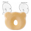 Newborn Baby Pillow Prevent Flat Head Nursing Pillow Sleep Support (Yellow) A