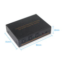 Digital Audio Decoder to Analog 3 Port Optical SPDIF Toslink to L/R RCA 3.5