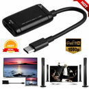 USB C Type C to HDMI Adapter Converter Cable for Android Phone Smartphone HD TV