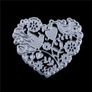 Floral Loving Birds Metal Cutting Dies Stencils For Scrapbooking DIY Card Decor%