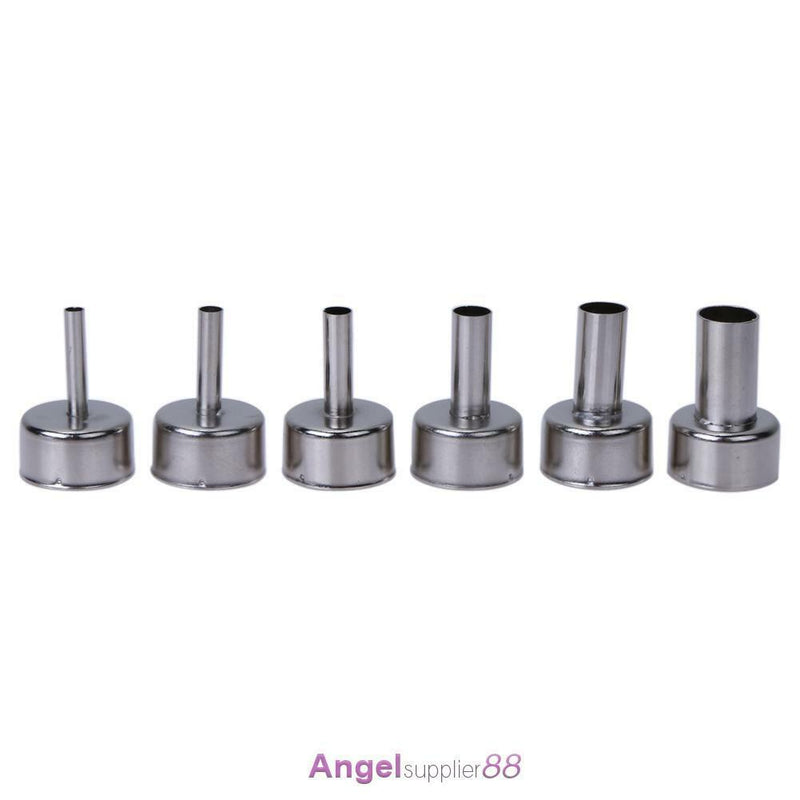 6pcs Universal Soldering Station Nozzle for Hot Air Stations Gun Welding Tool
