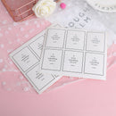 60Pcs/set A Little Something for You Cake Packaging Sealing Label Kraft StiSEAU