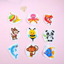 DIY Full Drill Round Cute Animals Diamond Painting Puzzle Children Stickers