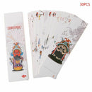 30pcs Chinese Quintessence Painting Paper Cards Bookmarks Bookmark Book Marker