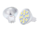 3pcs MR11 12 SMD 5050 LED Light AC & DC 12V Pure White O8N7