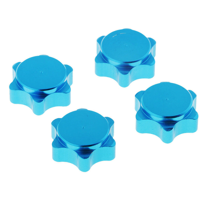 17mm Wheel Hub Hex Nut Fine Anti-dust Covers 4Pc for 1/8 HSP 94886 RC Models