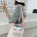 Sequins Animal Shaped Shoulder Handbags Women Crossbody Bags (Light Pink)