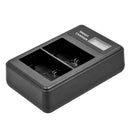 EN-EL14 EN-EL14A LCD Display Dual Port USB Battery Charger for Nikon P7800