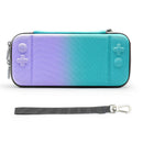 Game Console Gradient Storage Case for Switch Bag Pouch (Green Purple) A