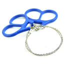 Outdoor Stainless Steel Wire Saw Scroll Camping Hiking Emergency Survival Tool