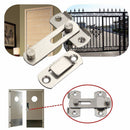 Stainless Steel Home Safety Gate Door Bolt Latch Slide Lock Hardware+Screw MO