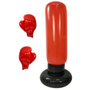 Kids Inflatable Boxing Set Workout Punching Bag Gloves Stress Relief Toys