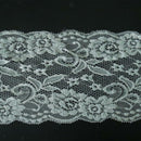 5yds 15cm White Stretch Lace Trim Fabric for Craft/Dress&Headband Decor
