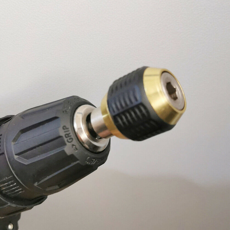 60mm Mini Hexagonal Screwdriver 1/4 Hex Shank Impact Driver Drill Chuck Durable