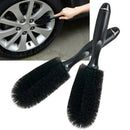 1 Car Wheel Tire Rim Scrub Brush Truck Universal Handle Washing Cleaning Tool df
