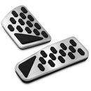 Gas And Brake Pedal Cover Auto Stainless Steel Foot Pedal Pad Kit For 2018-