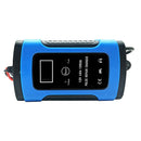 Fully-Automatic Battery Charger Maintainer 12V 6A for Car Motorcycle Lawn
