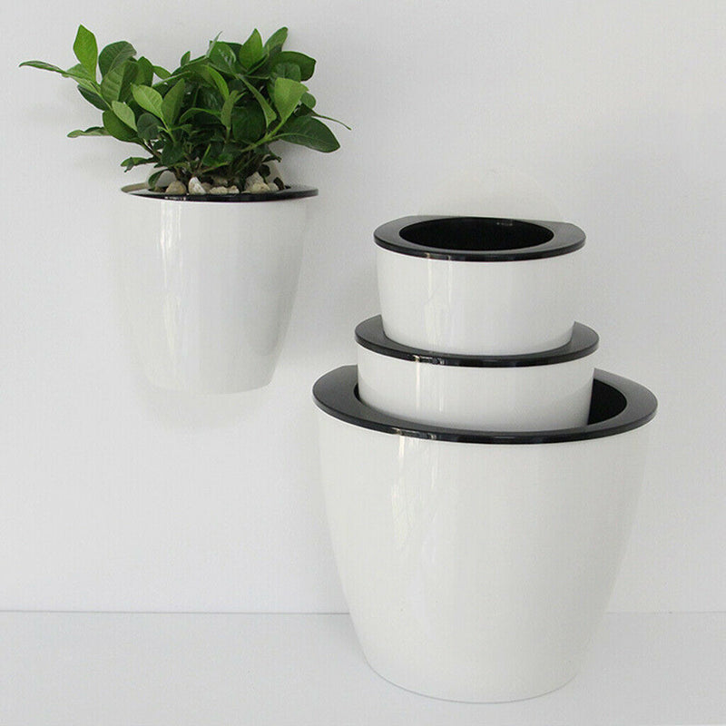 6-Packs Self Watering Hanging Planter Colorful Flower Pot for Home - S
