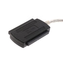 1Pcs USB 2.0 To IDE SATA 2.5/3.5'' Hard Drive HDD Adapter Converter Cable