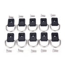 10pcs steel canoe kayak D ring outfitting fishing rigging bungee kit accessory3C