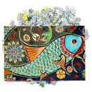 1000pcs DIY Flower Lucky Fish Puzzle Educational Learning Assembling Toys
