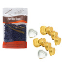 300g Lavender Depilatory Hot Wax Beans Pellets +10Pcs Hair Removal Bean Bowl