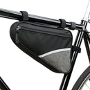 Bicycle Bag MTB Road Bike Front Tube Frame Pouch Cycling Equipment (Grey)