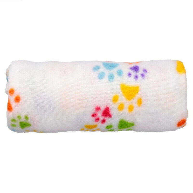 Foot Print Pet Blanket Animal fleece blanket blanket mat Cats and dogs good W8R8