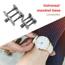 2 in 1 Watchmaker Universal Fixed Watch Mandrel Holder Watch Repair Base