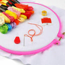100 Skeins Embroidery Thread Random Colors Cotton Embroidery Floss with 12  C3X1