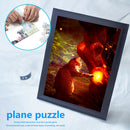 DIY Paper Puzzle Toys Early Education Magic Cat Jigsaw Home Painting Decor