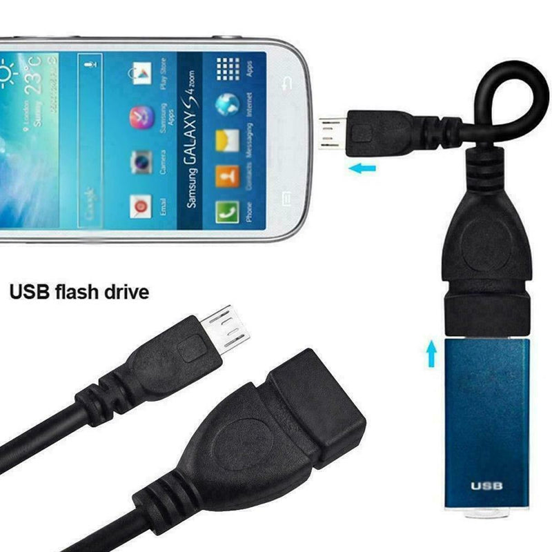 Micro USB Cable Male Host to USB Female OTG Adapter PDA Phone Tablet PC And K0N0