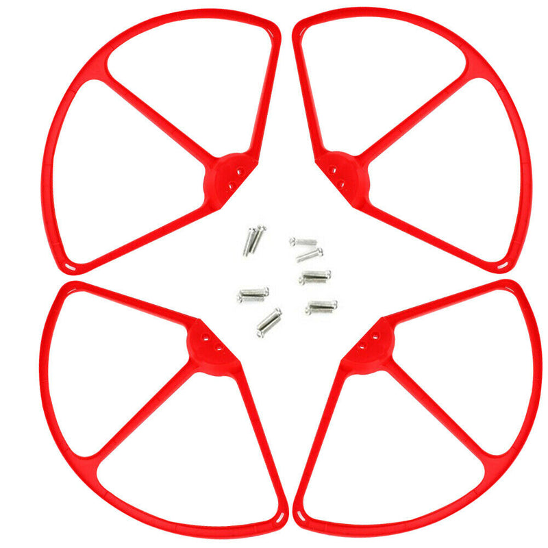 4pcs Propeller Protector Guard Cover+10pcs screw for CX-20 RC Drone(red)