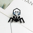 Creative Pin Brooches Cartoon Spider Badges Unisex Backpack Jacket Jewelry A