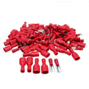 100x Insulated Crimp Spade Terminal Connectors Auto Car Wiring Male/Female